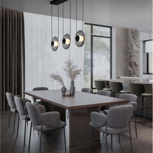 Lustra LED suspendata design modern decorativ SKIA 3L - Img 2