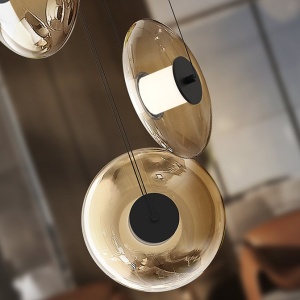 Lustra LED suspendata design modern Diabolo 3L - Img 4