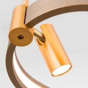 Lustra LED suspendata design modern GRACE aurie 234076 universul-luminii.ro