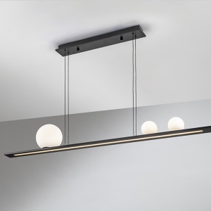 Lustra LED suspendata design modern Mila negru 72986 universul-luminii.ro