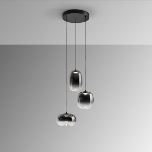 Lustra LED suspendata design modern Onice 3L - Img 1