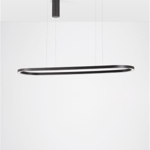 Lustra LED suspendata design modern QUERALT negru 108906 universul-luminii.ro