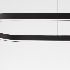 Lustra LED suspendata design modern QUERALT negru 205456 universul-luminii.ro