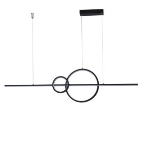 Lustra LED suspendata design modern SARA BK - Img 1