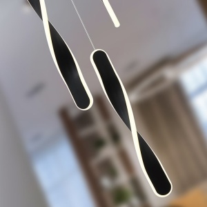 Lustra LED suspendata design modern Twist - Img 3