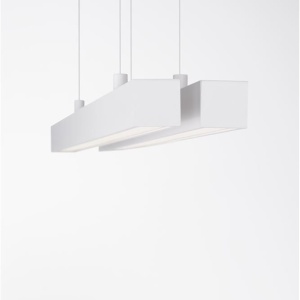 Lustra LED suspendata design modern X-LINE alba - Img 10