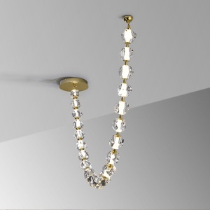 Lustra LED suspendata design modern Zaria II - Img 4
