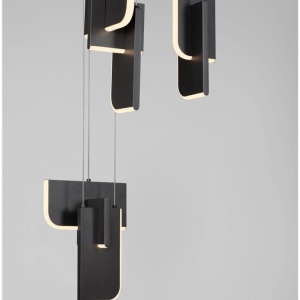 Lustra LED suspendata liniara design decorativ 3000K TOTEM 56W - Img 5