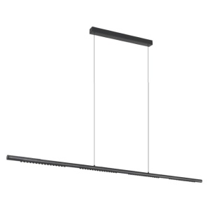 Lustra LED suspendata liniara MECA 38W negru 4000K