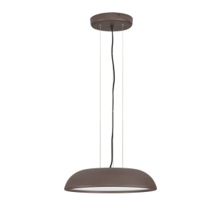 Lustra LED suspendata stil modern FELICIA maro 45cm