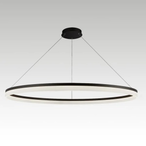 Lustra LED XXL circulara casa scarii Ara 150cm, Black - Img 3