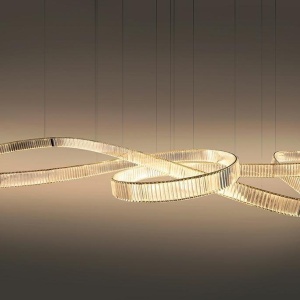 Lustra LED XXL moderna design deosebit CHARMES 380 crom 137566 universul-luminii.ro