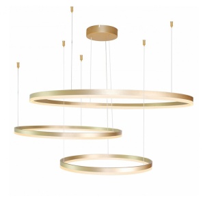 Lustra LED XXL suspendata design modern circular geometric Halo GO - Img 2
