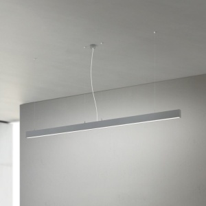Lustra liniara aplicata/ suspendata LED CCT PALKKI 113cm, argintiu - Img 5