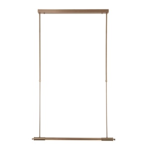 Lustra liniara suspendata LED Flusore cupru - Img 6