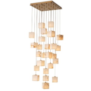 Lustra LUX cu 25 de pendule suspendate Duboce