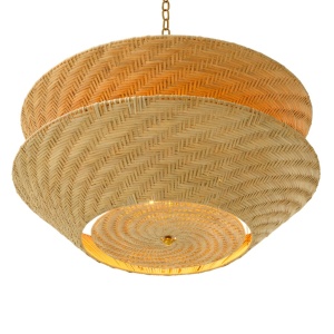 Lustra LUX design natural Tavira ratan - Img 3