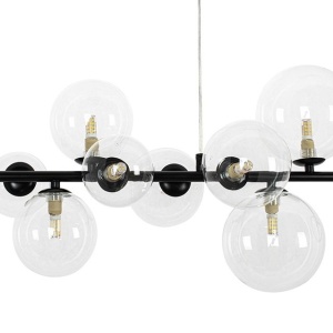 Lustra moderna cu 10 de surse de lumina si LED LINEA 120 222386 universul-luminii.ro