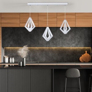 Lustra moderna cu 3 pendule design LUX realizat manual CRYSTALLO XL 175026 universul-luminii.ro