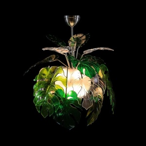 Lustra moderna design frunze MONSTERA DELICIOSA 130216 universul-luminii.ro