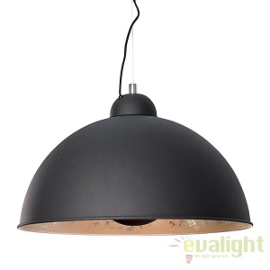Lustra moderna, Pendul negru/ argintiu diametru 35cm, Studio A-36595 VC
