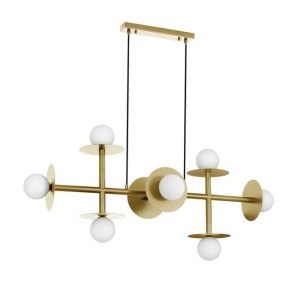 Lustra moderna suspendata design minimalist LICATO aurie 8L