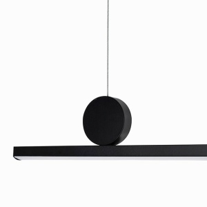 Lustra neagra inelara LED Range 120cm 597616 universul-luminii.ro