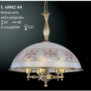 Lustra, Pendul clasic design italian realizat manual 6002 106286 universul-luminii.ro