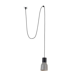 Lustra/Pendul decorativ cu cablu si stecher KOMBO 120 gri
