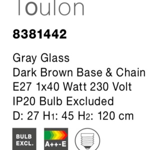 Lustra / Pendul decorativ design modern Toulon NVL-8381442 78106 universul-luminii.ro
