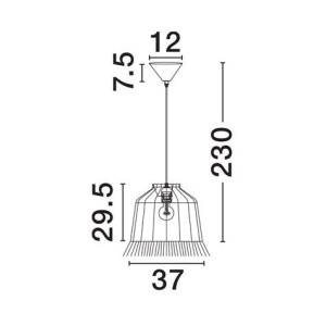 Lustra/Pendul design decorativ, SORELLO D 37cm 167436 universul-luminii.ro