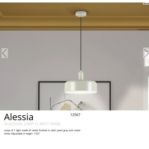 Lustra/Pendul design moderm Alessia 197316 universul-luminii.ro