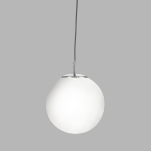 Lustra / Pendul design modern 30cm Atom silver / opal 6077 SRT 46726 universul-luminii.ro