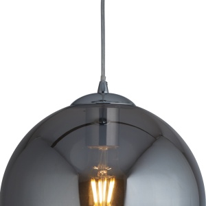 Lustra / Pendul design modern 30cm Balls crom / fumuriu 1632SM SRT - Img 3