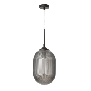 Lustra / Pendul design modern Athena II negru/fumuriu NVL-9119110