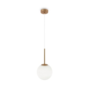 Lustra, Pendul design modern Basic form auriu, diametru 20cm 118716 universul-luminii.ro