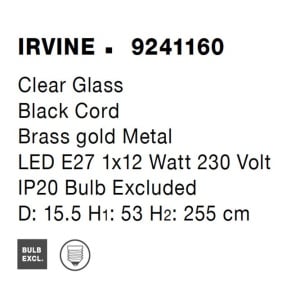 Lustra, Pendul design modern IRVINE 104536 universul-luminii.ro