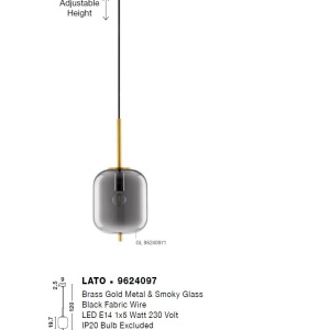 Lustra/Pendul design modern LATO D-16,5cm 138936 universul-luminii.ro