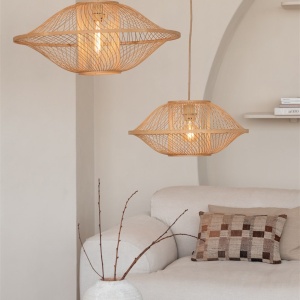 Lustra/Pendul Eco, Bambus, Maui natural, L 243476 universul-luminii.ro