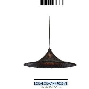 Lustra/ Pendul eco din ratan Borabora 70cm S, bl 178496 universul-luminii.ro