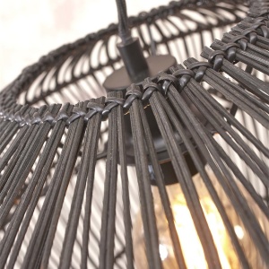 Lustra/Pendul eco din ratan Zanzibar round 40cm, bl 213936 universul-luminii.ro