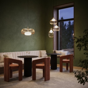 Lustra/Pendul LED design modern Levitation D-50cm 163876 universul-luminii.ro