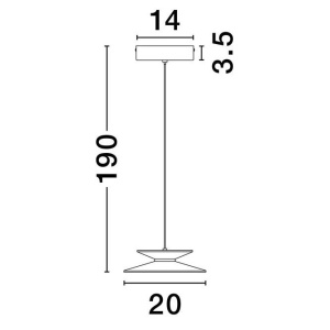 Lustra, Pendul LED design modern Morfi 158476 universul-luminii.ro