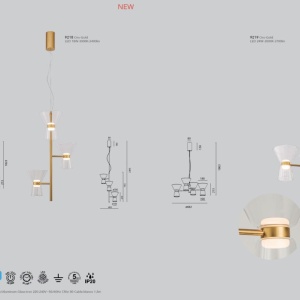 Lustra/Pendul LED design modern NEW YORK 3L - Img 3