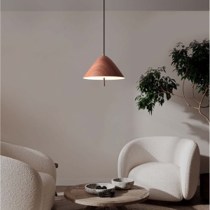 Lustra/Pendul LED design modern OROS lemn 158786 universul-luminii.ro