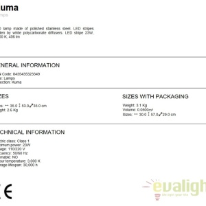 Lustra / Pendul LED design ultra-modern Kuma I SV-753108 - Img 4