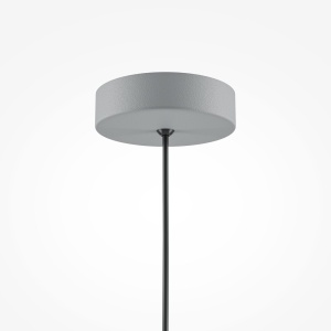 Lustra/Pendul metalic Basic D-35cm gri 227596 universul-luminii.ro