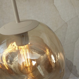 Lustra/Pendul modern design decorativ Helsinki boulder amber - Img 3