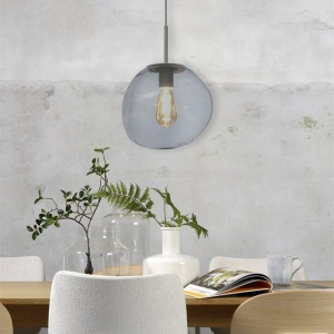 Lustra/Pendul modern design decorativ Helsinki boulder gri - Img 2