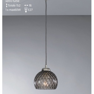 Lustra, Pendul modern design italian 10003 fumuriu 202536 universul-luminii.ro